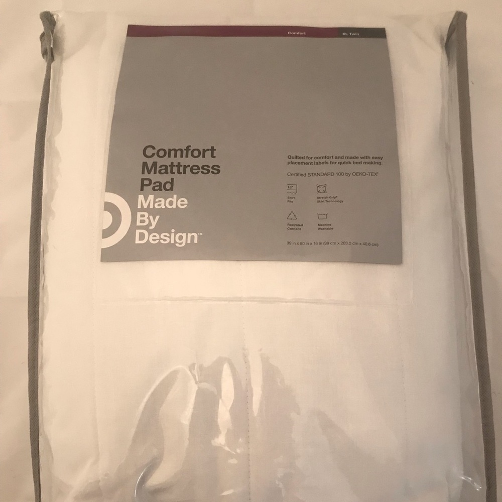 NEW Comfort Mattress Pads - Made By Design Twin XL